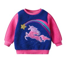 Unicorn Fleece Sweatshirt for Girls Who Want to Level Up Their Cozy Game on Fall