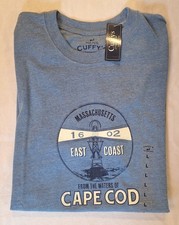 Mens Cuffy's T Shirt - Large - Bell Buoy - Blue - NWT