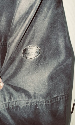 London Fog Mens Heritage Black Bomber-Jacket-Faux Fur Lined-Full Zip XLT- - Picture 8 of 9