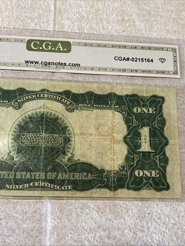 1899 BLACK EAGLE SILVER DOLLAR CERTIFICATE- Graded VF 30- Great Note Large - Picture 6 of 6