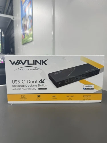 WAVLINK - WL-UG69PD6 USB-C DUAL 4K DOCKING STATION