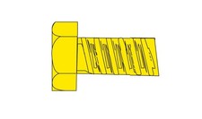 Woodland Scenics 2-56 1/4" Hex Head Machine Screw (5)