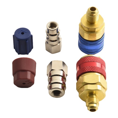 High Quality Quick Coupler Extension Adapters Low/High Parts With Cap 2 Pcs - Picture 10 of 12