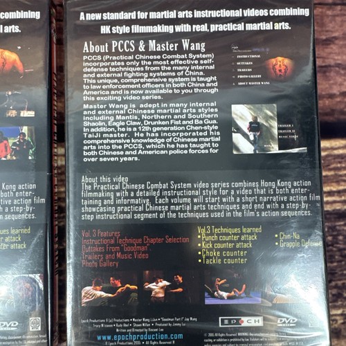 Martial Arts Self Defense Instructional Video PCCS DVD Vol. 1, 2, 3 Wang Lijun - Picture 8 of 10
