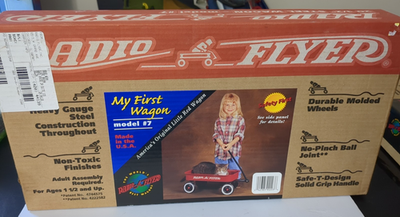 Radio Flyer My 1st Wagon Model 7 Red Metal 20.5