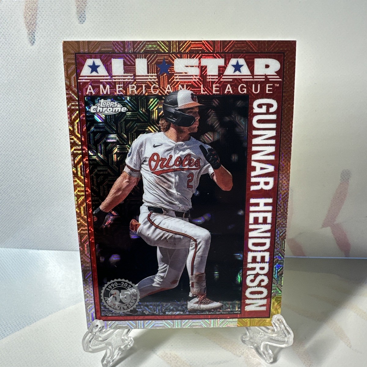 ●DEESO ALL-STARS 2025 Topps Series 2 Gunnar Henderson #90ASC-40 '90 All-Star