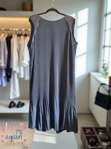 Next Damen Marine Sommerkleid Gefüttert Größe 20 Neu Etikett 36£