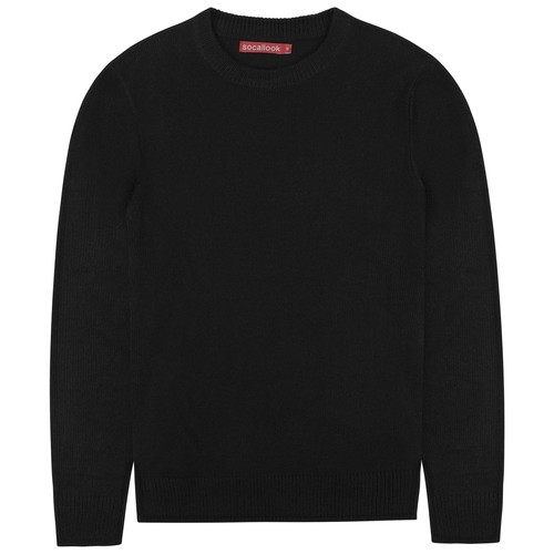 Socal Look Men's Sweater Crew Neck Long Sleeve Acrylic Pullover - Picture 7 of 66