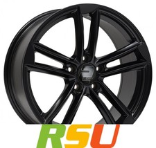 2DRV WH27 schwarz matt lackiert 9x20" ET33 LK5 112 ML 66.6 Alufelgen 20 Zoll