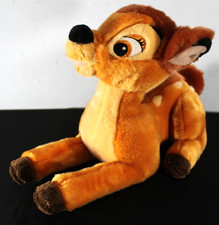 Disney Store Exclusive Bambi Lying Down Soft Plush Toy 13" Long 10" Tall