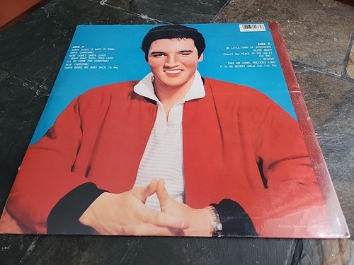 ELVIS PRESLEY "ELVIS' CHRISTMAS ALBUM" 1985 RCA GREEN VINYL STILL SEALED/NEW - Picture 7 of 11