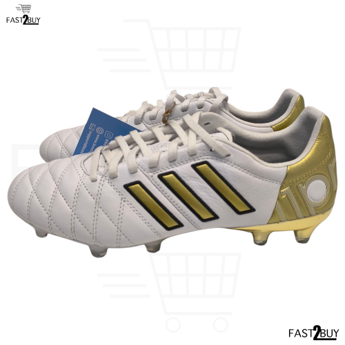 Adidas 11Pro TK FG Fußballschuhe Gr. 43 1/3 Weiß Gold Limited Edition - Bild 3 von 12