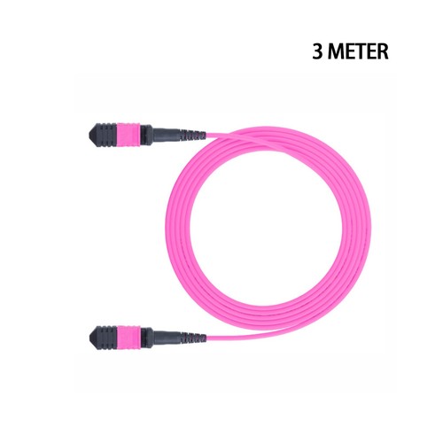 1-10M MPO to MPO OM4 Fiber Optic Patch Cord 12 Core Type B MTP/Female-Fema lotRN - Afbeelding 11 van 14