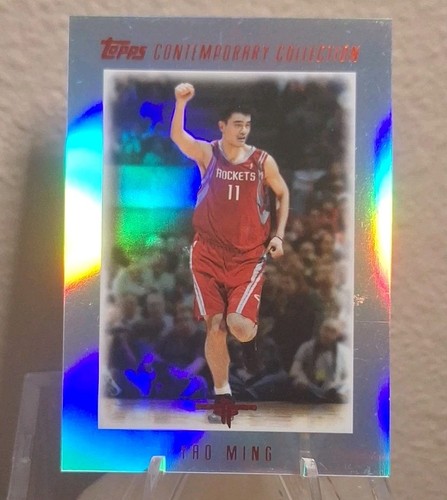 2003-04 Topps Contemporary Collection #49 Yao Ming - Red /225 ROCKETS REFRACTOR  - Picture 1 of 2
