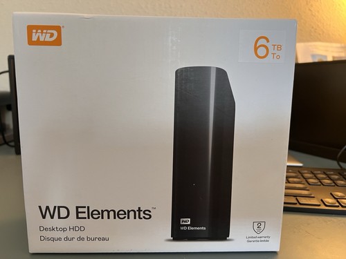Western Digital Elements WDBWLG0060HBK-NESN 6 TB  - Picture 1 of 10