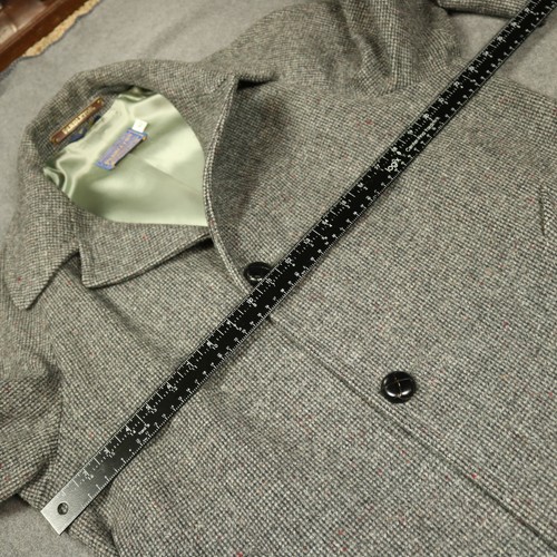 Pendleton 100% Virgin Wool Men's Peacoat Button Front Pockets Lined Gray 42 - Picture 17 of 24
