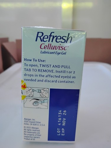 Gel lubricante para ojos Refresh Celluvisc - Paquete de 30 contenedores de un solo uso - Imagen 2 de 6