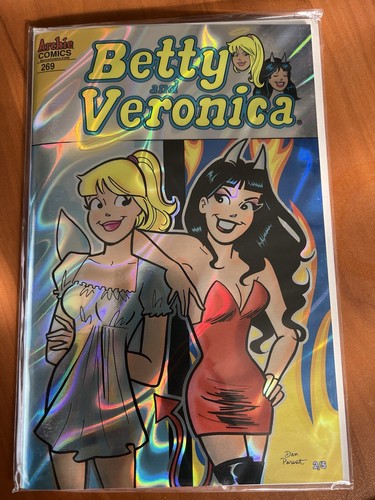 Archie #269 LAVA FOIL Betty Veronica Good Angel Bad Devil Costume Duo LE - 第 1/5 張圖片