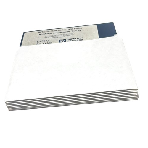 HP HPLC 3D ChemStation G1307A DOS 3.5" Floppy Set A.02.05 + CBT/UCL/Supp (8) NOS - Picture 3 of 20