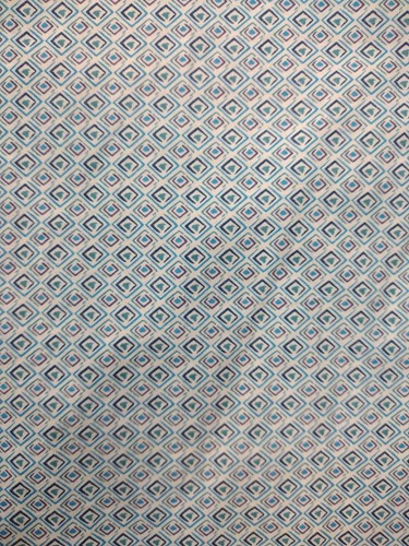 Robert Graham Shirt Men's Sz L Blue White Geometric Flip Cuff Button Long Sleeve - Picture 5 of 10