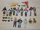 Vintage GI Joe Action Figures/ Some Unassembled Body Parts Bundle Lot 1980s