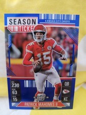 2024 Contenders Optic Football Patrick Mahomes II Season Ticket Blue  #81/99
