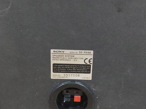 Sony SS-RX88 Bookshelf Speakers - 65 W - Picture 15 of 16
