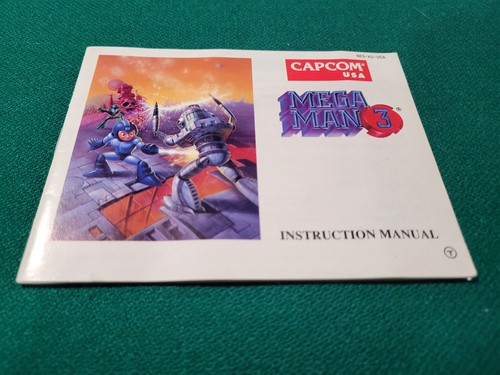 Mega Man 3 Nintendo NES Authentic Cart and Instruction Manual - Tested/Authentic - Bild 5 von 7