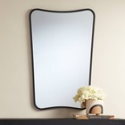 Uttermost Segundo Black Metal 22" x 34" Wall Mirror