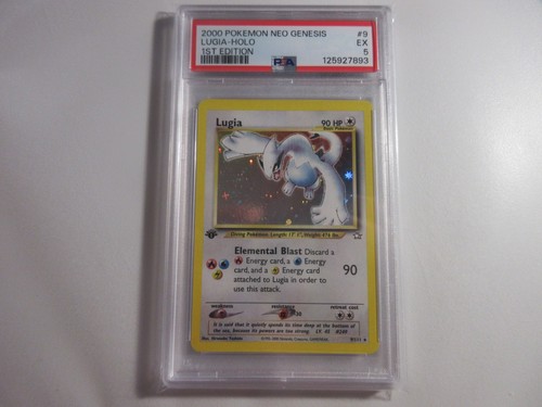 PSA 5 Lugia Holo 1st Edition Neo Genesis Pokemon Karte
