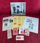 Vintage Coca-Cola Bowling Collection Photo Score Cards Satin Ribbon Team Photo