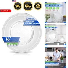 Microwave Plate Replacement 16 Inch Fits GE Glass Turntable Oven Tray