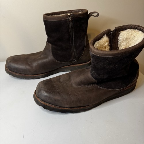 UGG Hendren TL Stout Braun 1008140 Wasserdicht Leder Stiefel Herren US Größe 16 - Bild 7 von 10