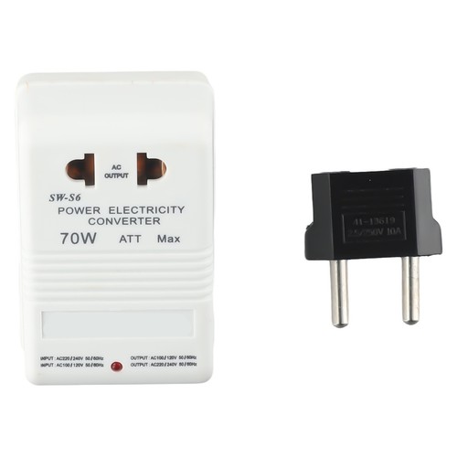 Convertisseur de tension polyvalent 110V120V à 220V240V transformateur 70W pour - Picture 2 of 12