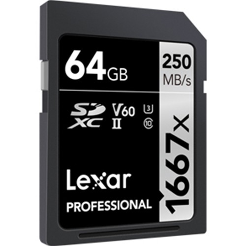 Lexar Professional 1667x 64GB SDXC UHS-II Memory Card (2-Pack) + USB-C Reader - Bild 4 von 7