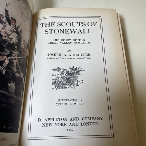 The Scouts of Stonewall by Joseph Altsheler c 1927 In Rare Dust Jacket Illus - Picture 12 of 15