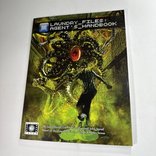 Laundry Files Agents Handbook RPG -- Cubicle 7 Entertainment Durall 2011 Print - Picture 1 of 4