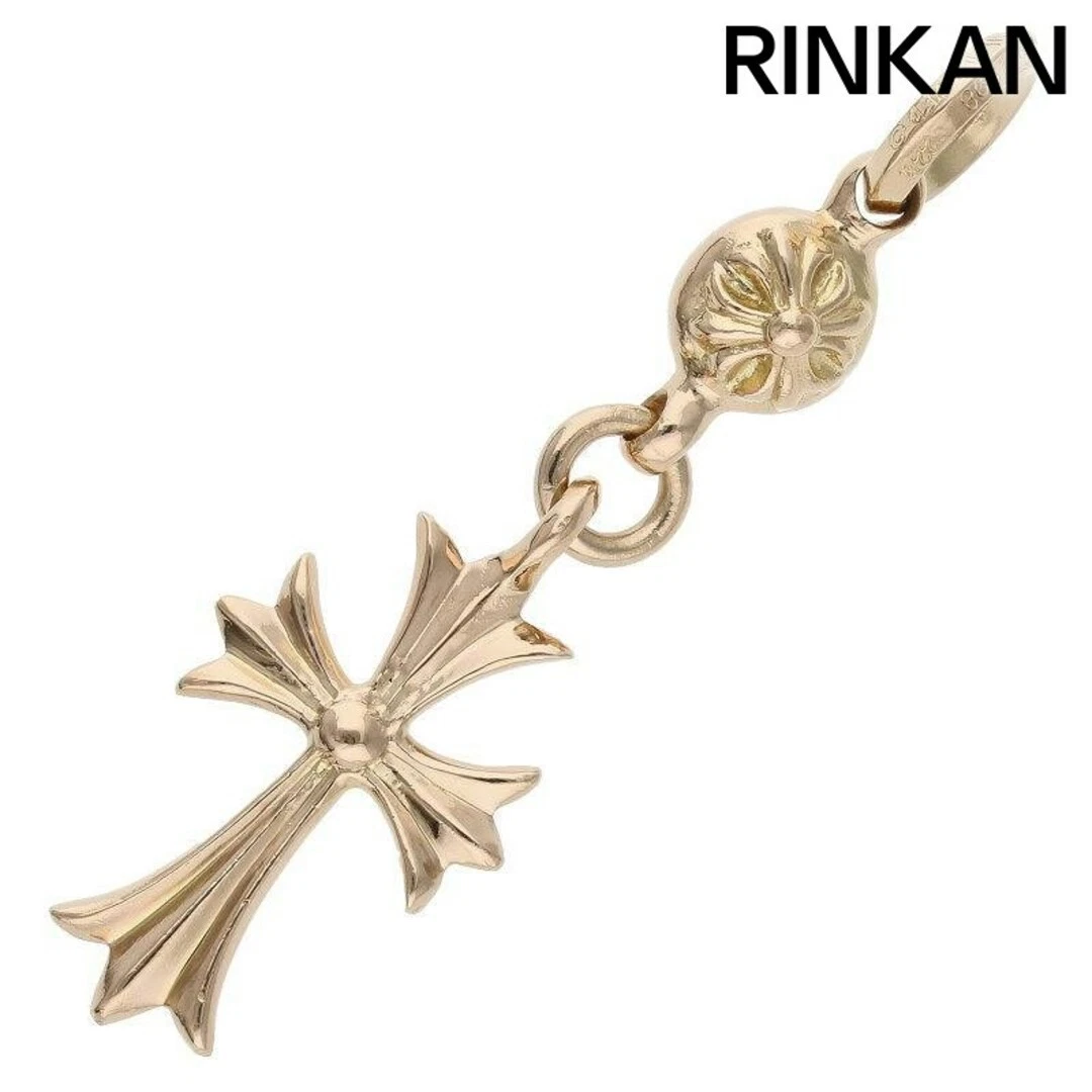 CHROME HEARTS CUORI CROMATI 22k 1bt TNY CH CRS 1 sfera piccola croce ciondolo oro collana top