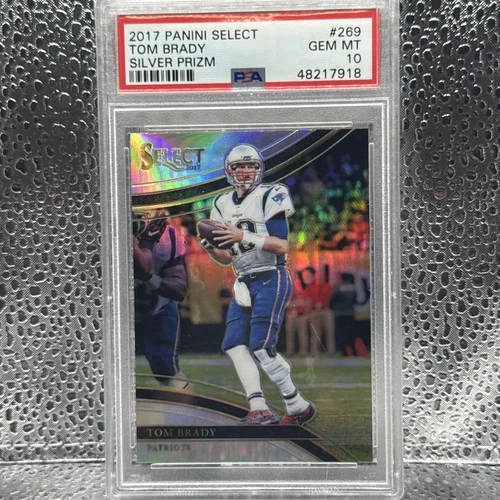 2017 Panini Select Tom Brady #269 Silver Prizm PSA 10 💎💎🔥🔥