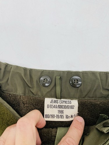 Vintage 1986 Military Express Extreme Cold Weather Trousers Pants Size 36x29 - Picture 7 of 11