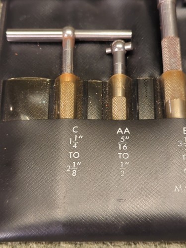 Juego de medidores telescópicos autocentrados automáticos de seis piezas GENERALHARDWARE MFG - Imagen 2 de 6
