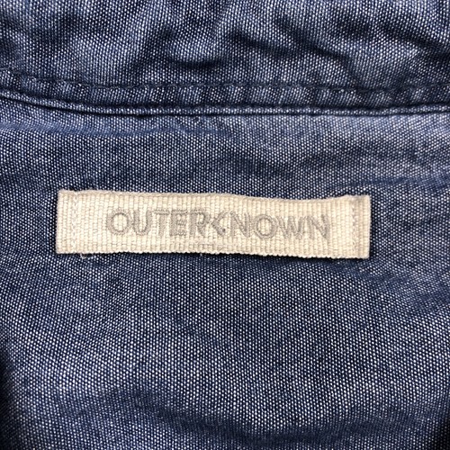 Outerknown Blanket Shirt Mens L Button Up Flannel Plaid Work Surf Organic Cotton - 第 4/10 張圖片