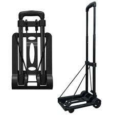 Folding Hand Truck Lightweight Portable Cart,VDHU 2 Wheels Fold Up Hand Cart ...