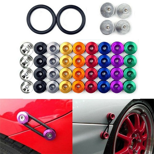 Quick Release Fasteners For Car Bumpers Trunk Fender Hatch Lids Kit New - Picture 6 of 9