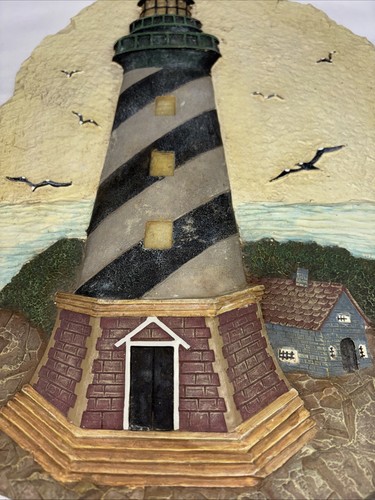 By the Sea Lighthouse Stepping Stone Wall Plaque Decor Art New Creative - Picture 2 of 5