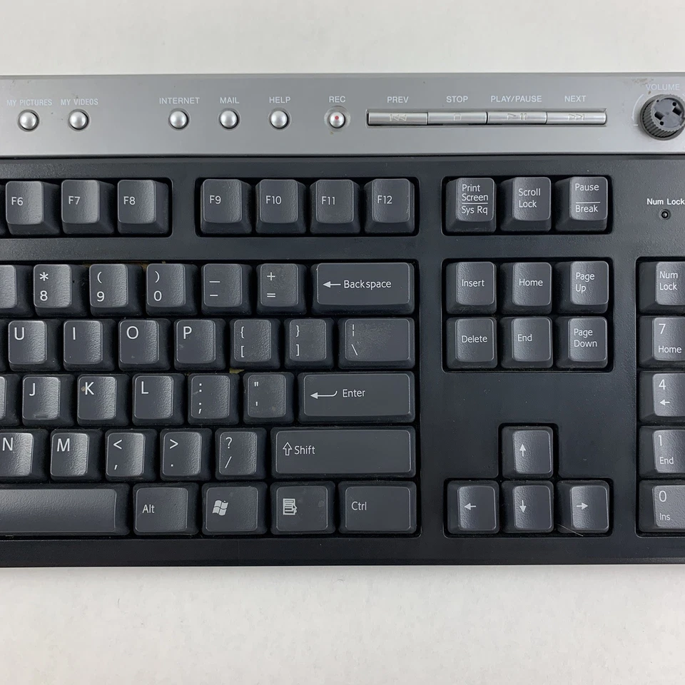 Sony PCVA-KB7P/U VAIO Multimedia Keyboard Tested Vintage - Image 4 of 4