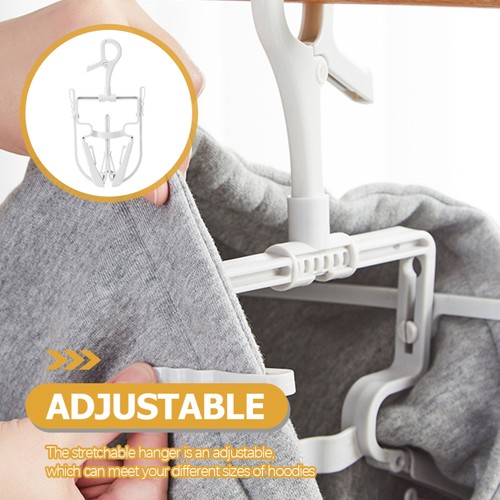 Percha Plegable Bebé Ropa de Viaje Perchas Plegables para Sudaderas con Capucha de Viaje - Imagen 12 de 12