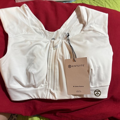 Kinflyte Neu mit Etikett Curve Reißverschluss BH Echo Jersey Future weiß Größe Medium