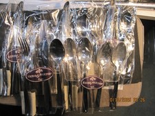 Reed & Barton Heritage Mint REGENT (4) 3 Piece Place Setting  4 SOUP SPOONS NOS