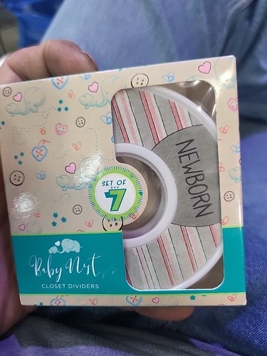 Baby Nest Designs 7 Closet Dividers Set for Baby Clothes NEW,